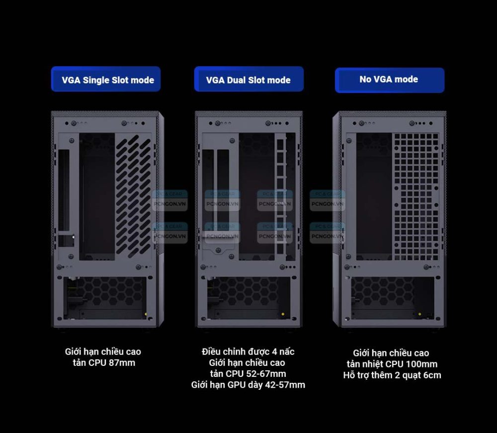 Vỏ Case Máy Tính Mini Itx Rider R2 1