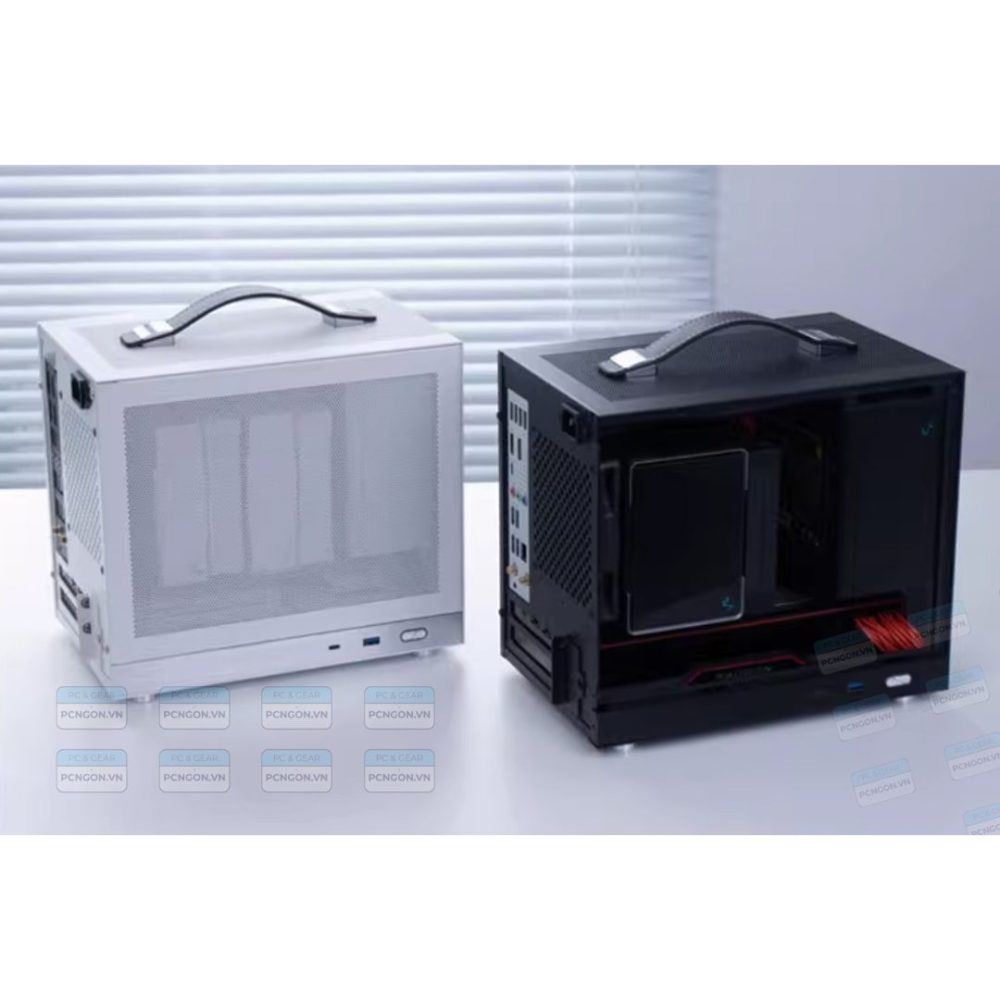Vỏ Case Máy Tính Mini Itx Shiny Snake G200 - Đen (mặt Kính) (7)