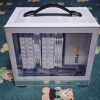 Vỏ Case Máy Tính Mini Itx Shiny Snake G200 - Trắng (mặt Kính) (8)