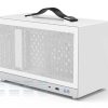 Vỏ Case Máy Tính Mini Itx Shiny Snake S400 - Trắng (type C, Riser 3.0) 11