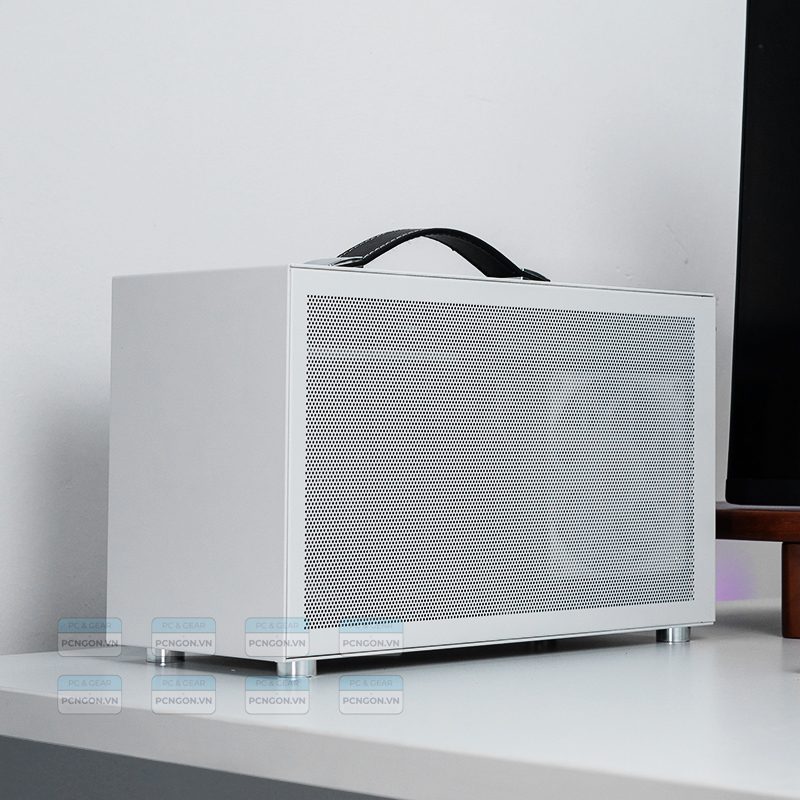 Vỏ Case Máy Tính Mini Itx Shiny Snake S400 - Trắng (type C, Riser 4.0) 7