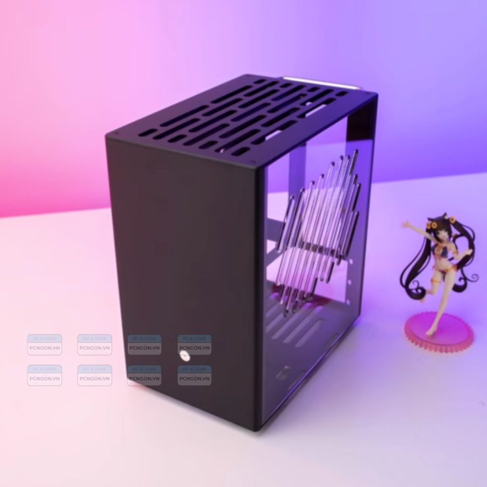 Vỏ Case Máy Tính Mini Itx Sirius S40 - Đen (mặt Hông Mica) (3)