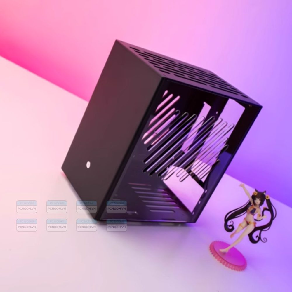 Vỏ Case Máy Tính Mini Itx Sirius S40 - Đen (mặt Hông Mica) (5)