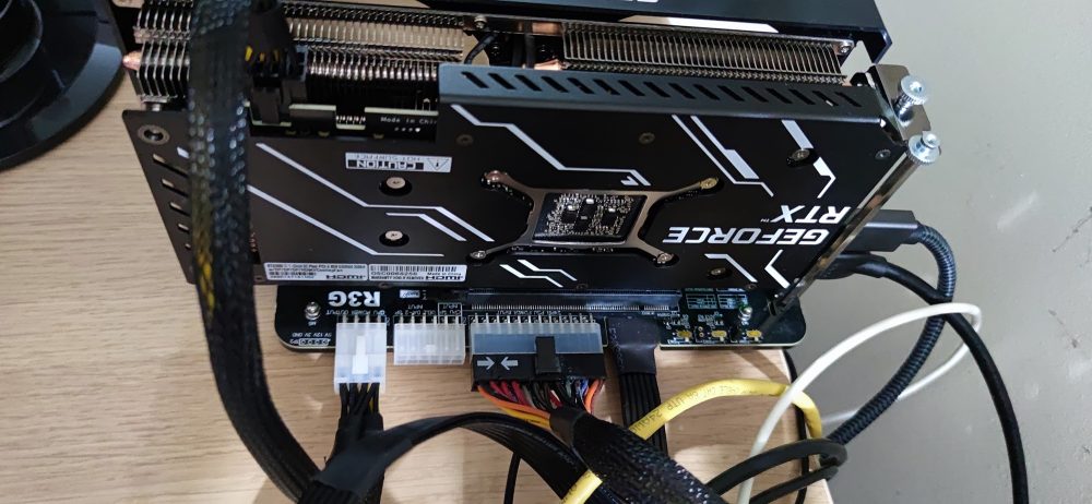 Lắp Dây Nguồn Vào Dock Egpu Nvme Tương ứng