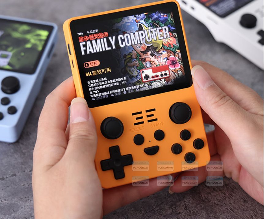 Máy Chơi Game Cầm Tay Powkiddy Rgb20s Màu Cam 3
