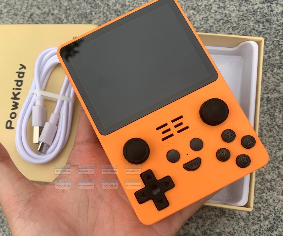 Máy Chơi Game Cầm Tay Powkiddy Rgb20s Màu Cam 9