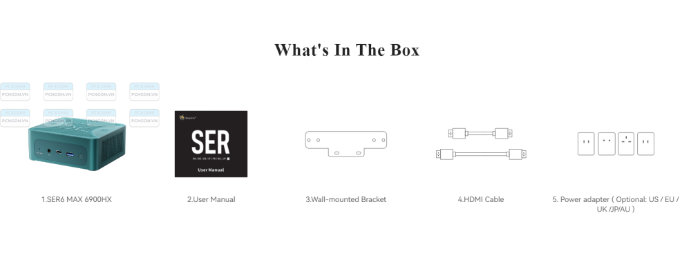 Máy Tính Mini Pc Beelink Ser6 Max 6900hx (barebone) 11