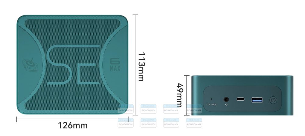 Máy Tính Mini Pc Beelink Ser6 Max 6900hx (barebone) 2
