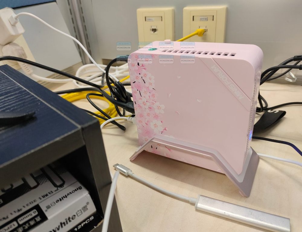 Máy Tính Mini Pc Minisforum Um690se Sakura Pink (barebone) 3