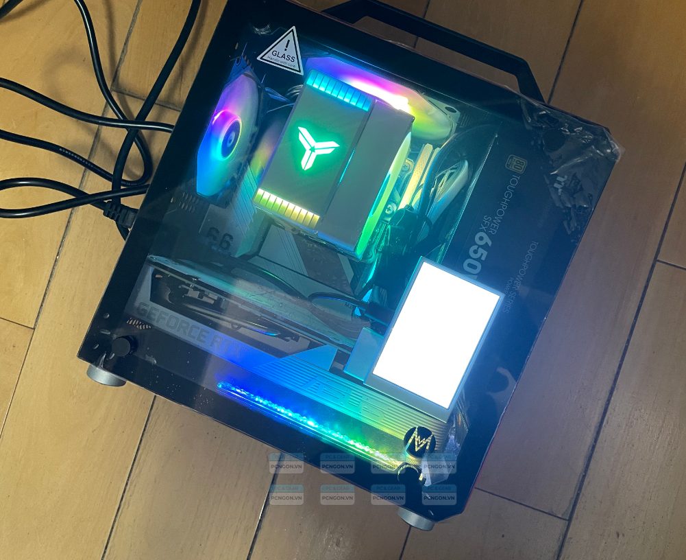Vỏ Case Máy Tính Mini Itx C24 - Đỏ 2