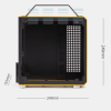 Vỏ Case Máy Tính Mini Itx C24 - Silver 6