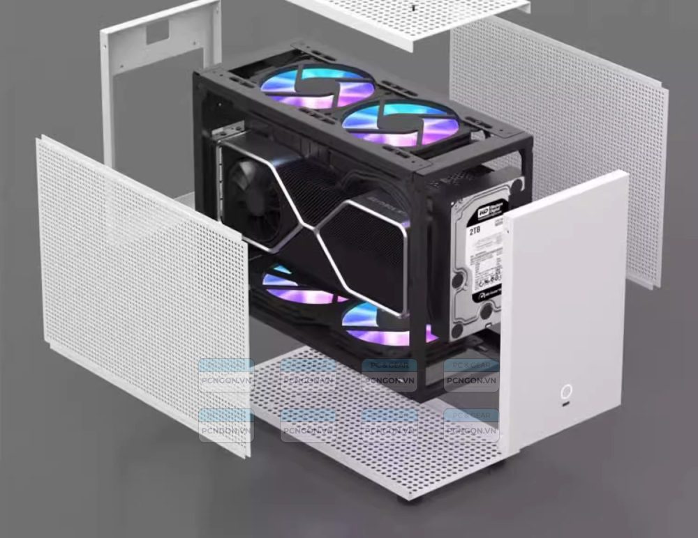 Vỏ Case Máy Tính Mini Itx Geeek M6p 4