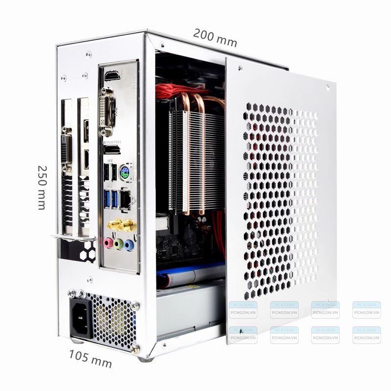 Vỏ Case Máy Tính Mini Itx Metalfish S3 9
