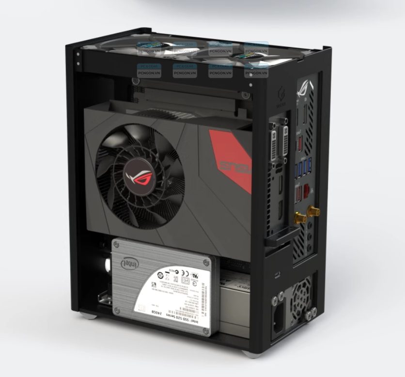 Vỏ Case Máy Tính Mini Itx Sixge K2s - Đen 7