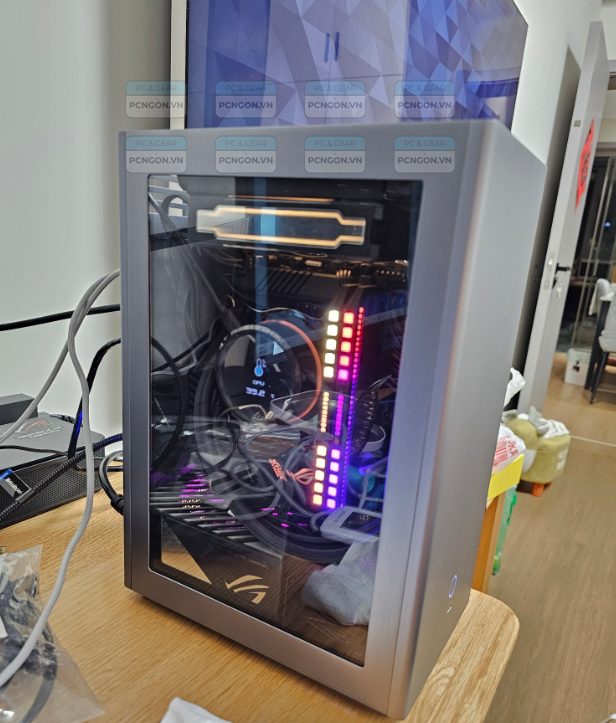 Vỏ Case Máy Tính Mini Itx Sixge K3 Plus - Xám 6