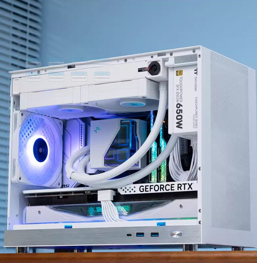 Vỏ Case Máy Tính Mini Itx Shiny Snake G400 - Đen 2