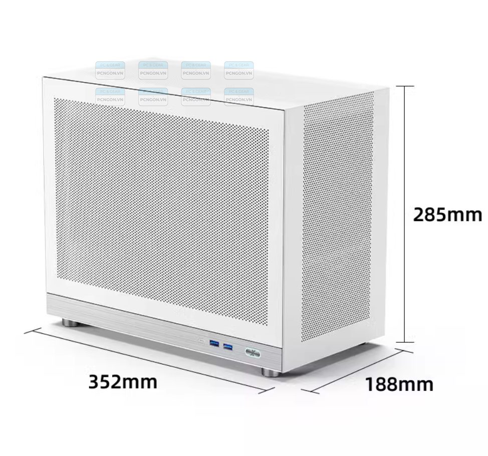 Vỏ Case Máy Tính Mini Itx Shiny Snake G400 - Đen 3