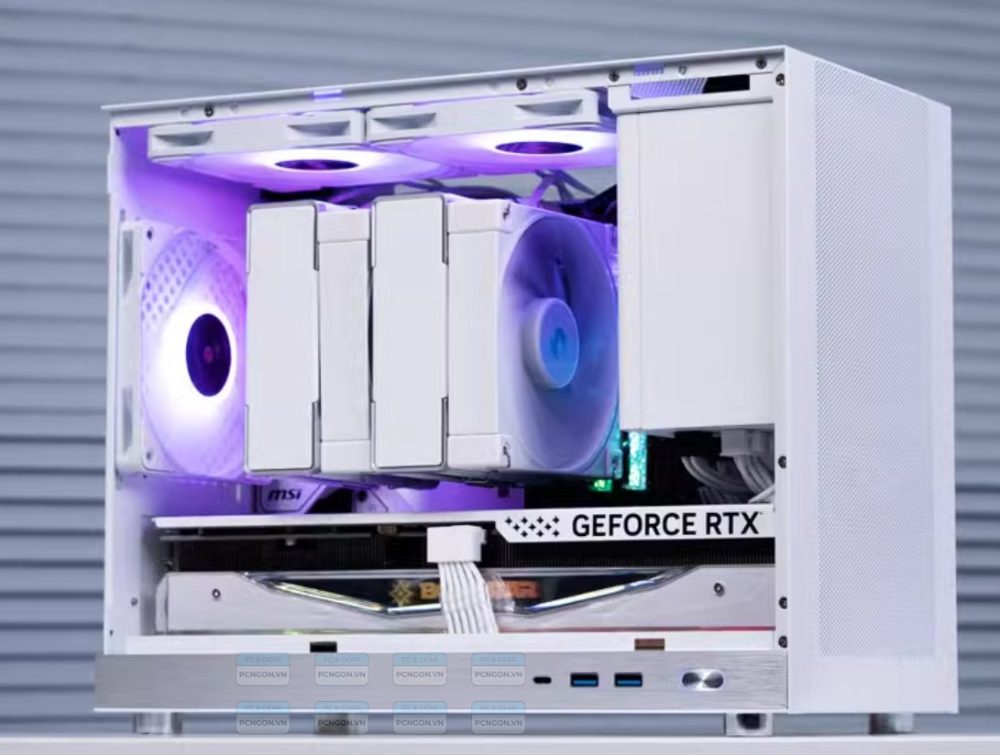 Vỏ Case Máy Tính Mini Itx Shiny Snake G400 - Đen 7