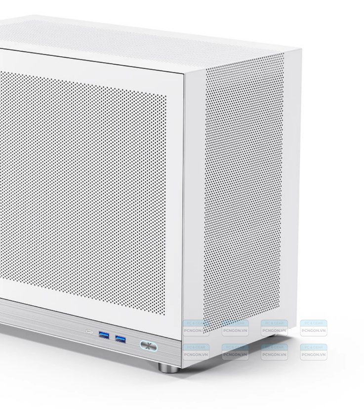 Vỏ Case Máy Tính Mini Itx Shiny Snake G400 - Trắng 10