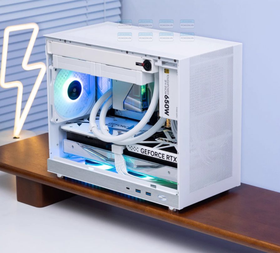 Vỏ Case Máy Tính Mini Itx Shiny Snake G400 - Trắng 11