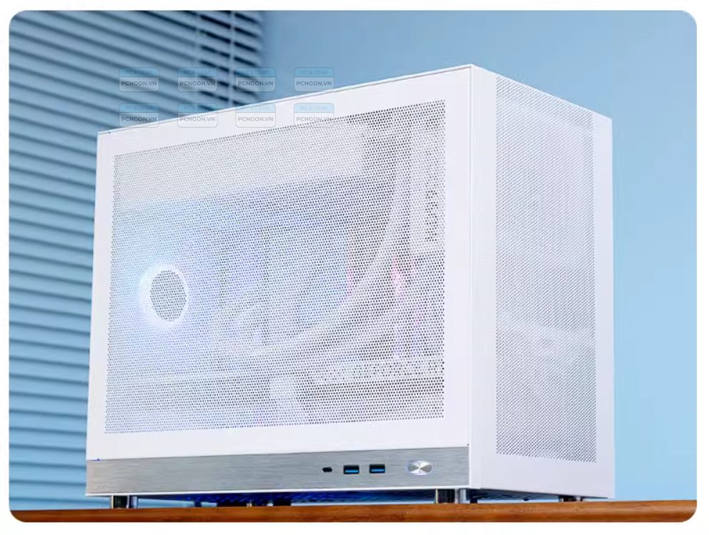 Vỏ Case Máy Tính Mini Itx Shiny Snake G400 - Trắng 3