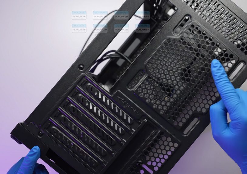 Vỏ Case Máy Tính Mini Itx Shiny Snake G500 - Đen (kèm Màn Hình) 10