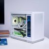 Vỏ Case Máy Tính Mini Itx Shiny Snake G500 - Trắng (kèm Màn Hình) 5