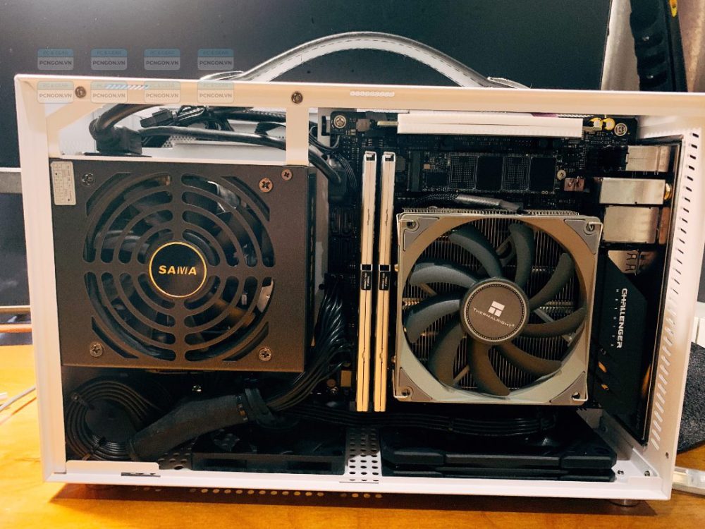 Vỏ Case Máy Tính Mini Itx Shiny Snake S300 - Trắng (riser 3.0) 3