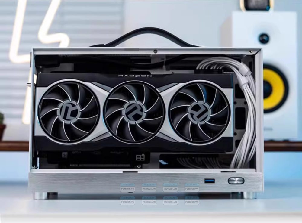 Vỏ Case Máy Tính Mini Itx Shiny Snake S300 - Trắng (riser 3.0) 5
