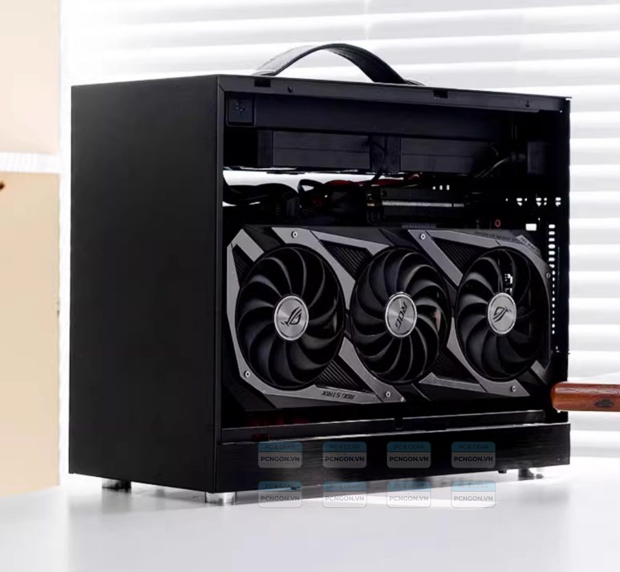 Vỏ Case Máy Tính Mini Itx Shiny Snake S500 - Đen(mặt Kính) 2