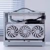 Vỏ Case Máy Tính Mini Itx Shiny Snake S500 - Đen(mặt Kính) 4