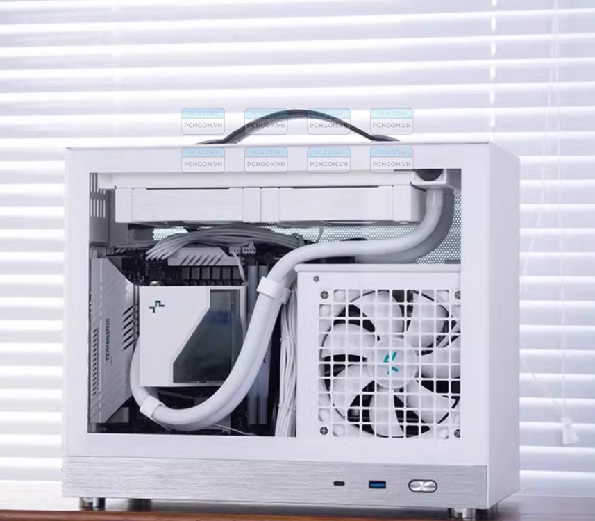 Vỏ Case Máy Tính Mini Itx Shiny Snake S500 - Đen(mặt Kính) 5