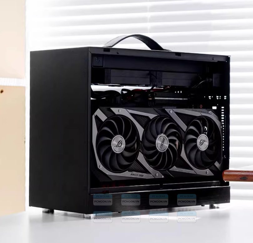 Vỏ Case Máy Tính Mini Itx Shiny Snake S500 - Đen(mặt Lưới) 4