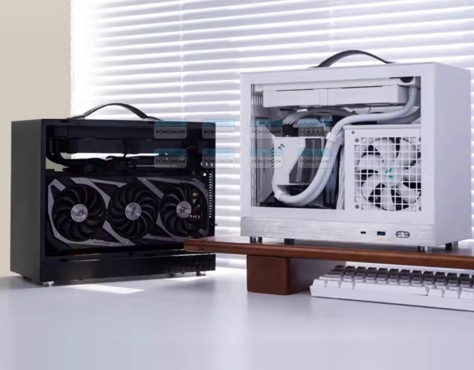 Vỏ Case Máy Tính Mini Itx Shiny Snake S500 - Đen(mặt Lưới) 7