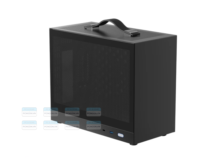 Vỏ Case Máy Tính Mini Itx Shiny Snake S500 - Đen(mặt Lưới) 8