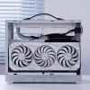 Vỏ Case Máy Tính Mini Itx Shiny Snake S500 - Trắng(mặt Kính) 14