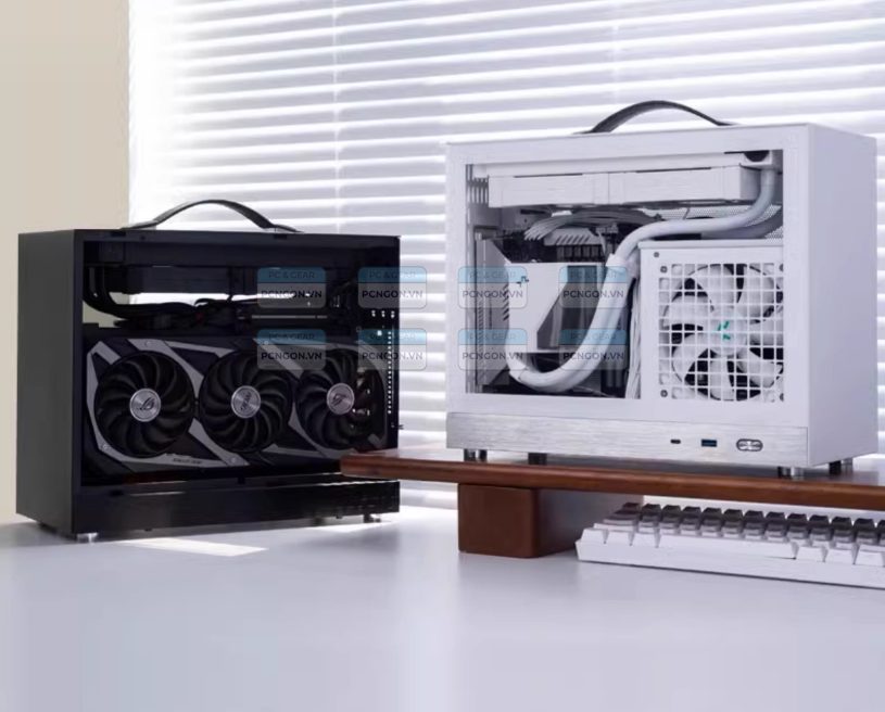 Vỏ Case Máy Tính Mini Itx Shiny Snake S500 - Trắng(mặt Lưới) 11