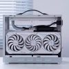 Vỏ Case Máy Tính Mini Itx Shiny Snake S500 - Trắng(mặt Lưới) 4
