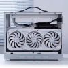 Vỏ Case Máy Tính Mini Itx Shiny Snake S500 - Trắng(mặt Lưới) 8