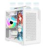 Vỏ Case Máy Tính Mini Itx Traveler - Trắng (genshin Impact) 8