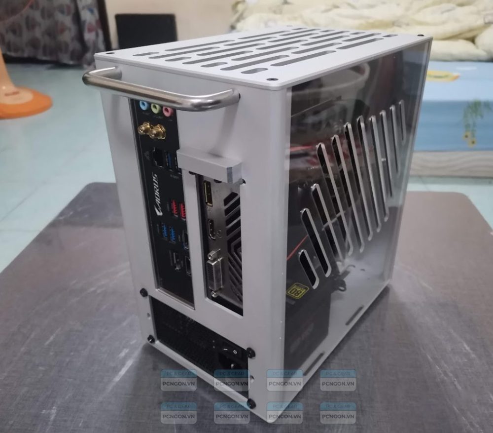 Vỏ Case Máy Tính Mini Itx Sirius S40 - Bạc (mặt Hông Mica) 5