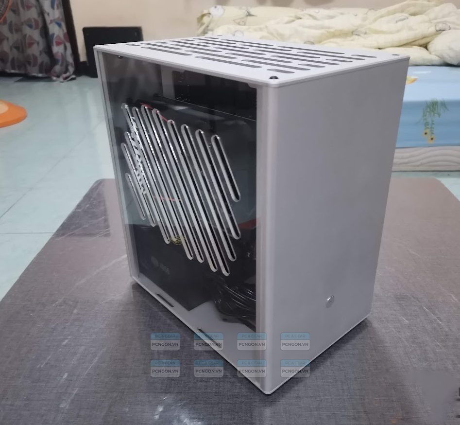 Vỏ Case Máy Tính Mini Itx Sirius S40 - Bạc (mặt Hông Mica) 6