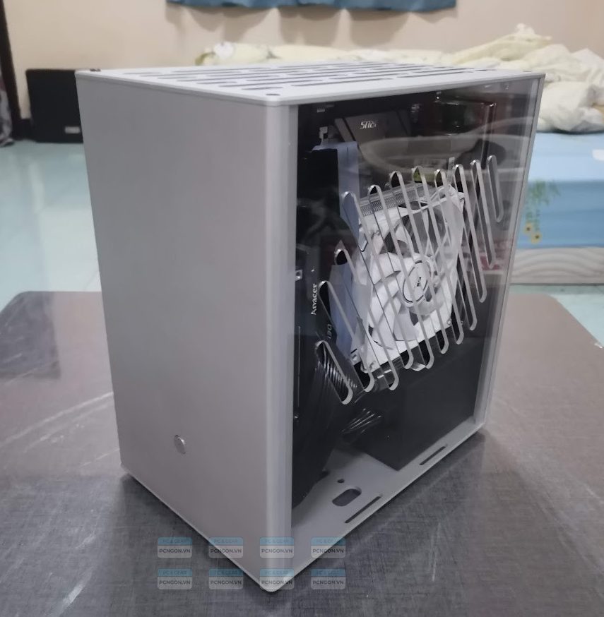 Vỏ Case Máy Tính Mini Itx Sirius S40 - Bạc (mặt Hông Mica) 7