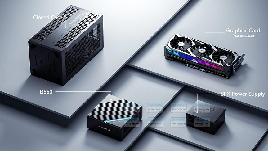 Máy Tính Mini Pc Minisforum B550 Pro (barebone) 1