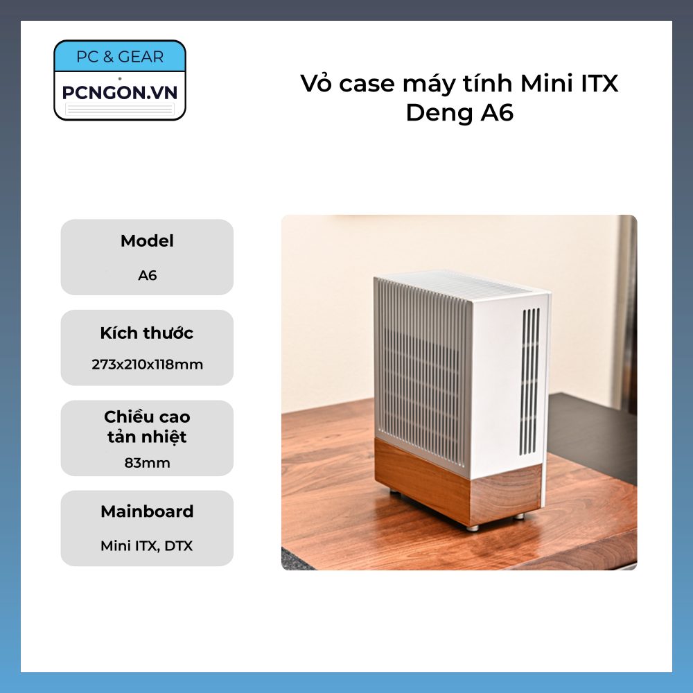 Vỏ Case Máy Tính Mini Itx Deng A6