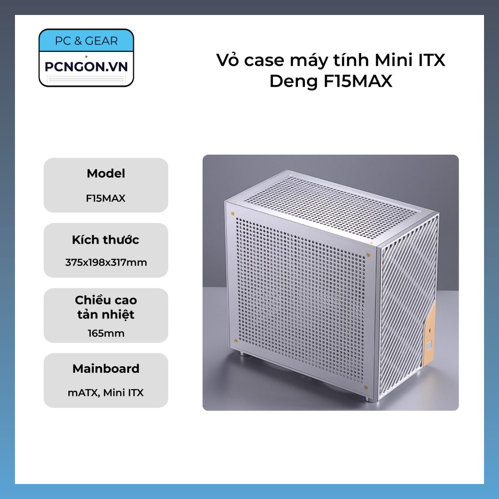 Vỏ Case Máy Tính Mini Itx Deng F15max