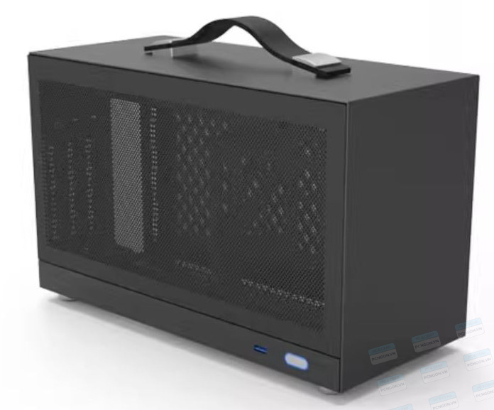 Vỏ Case Máy Tính Mini Itx Shiny Snake S400 - Đen (type C, Riser 4.0) 6