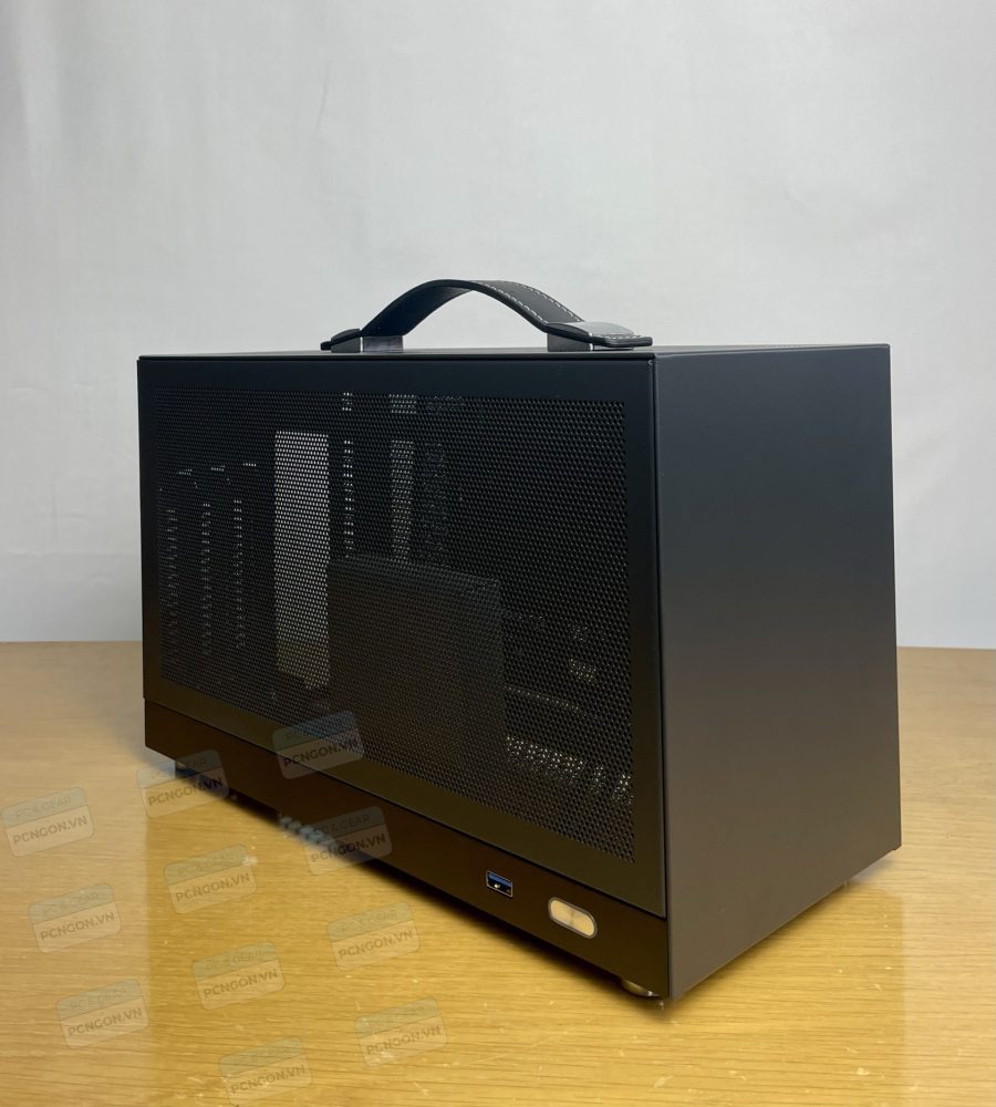 Vỏ Case Máy Tính Mini Itx Shiny Snake S400 - Đen (type C, Riser 4.0) 7