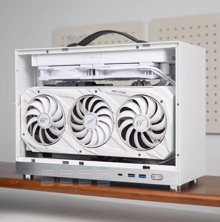 Vỏ Case Máy Tính Mini Itx Shiny Snake S450 - Đen (riser 3.0) 9