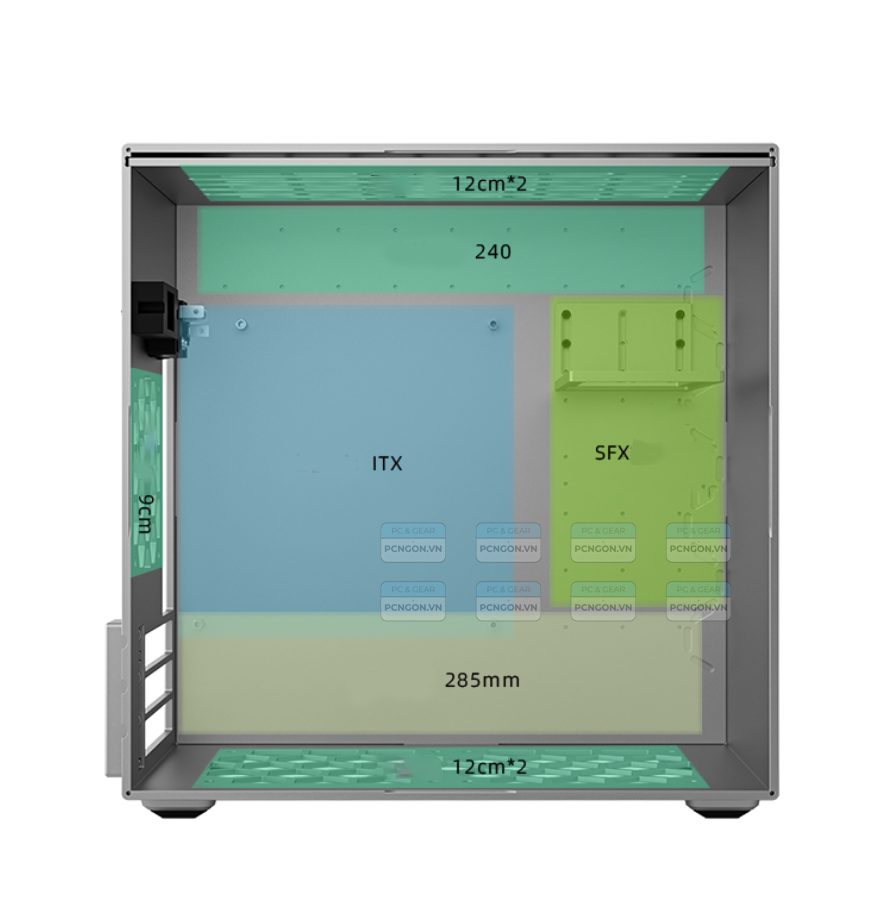 Vỏ Case Máy Tính Mini Itx Abostudio Containerm 4
